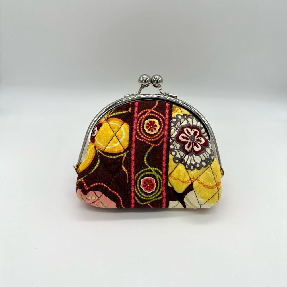 NWT Vera Bradley Buttercup Double Kiss Floral Coin Purse ✨Limited✨